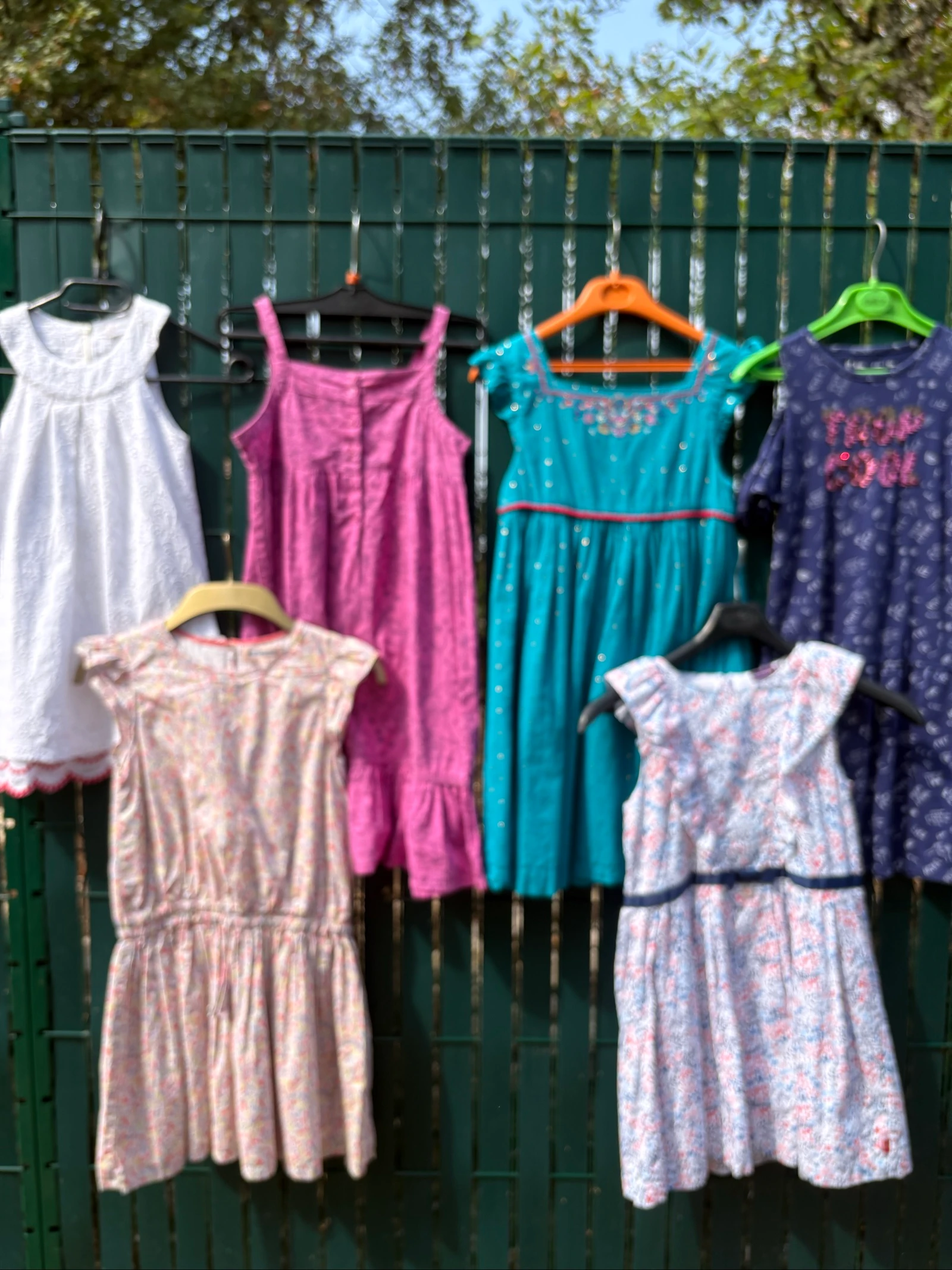 Lot 6 robes fille 10 ans – Sergent Major, Little Lavand, Tissaia – bonne affaire - coton 